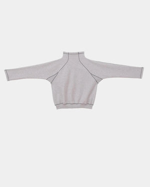 Baserange Fold Turtleneck - Recycled cotton fleece