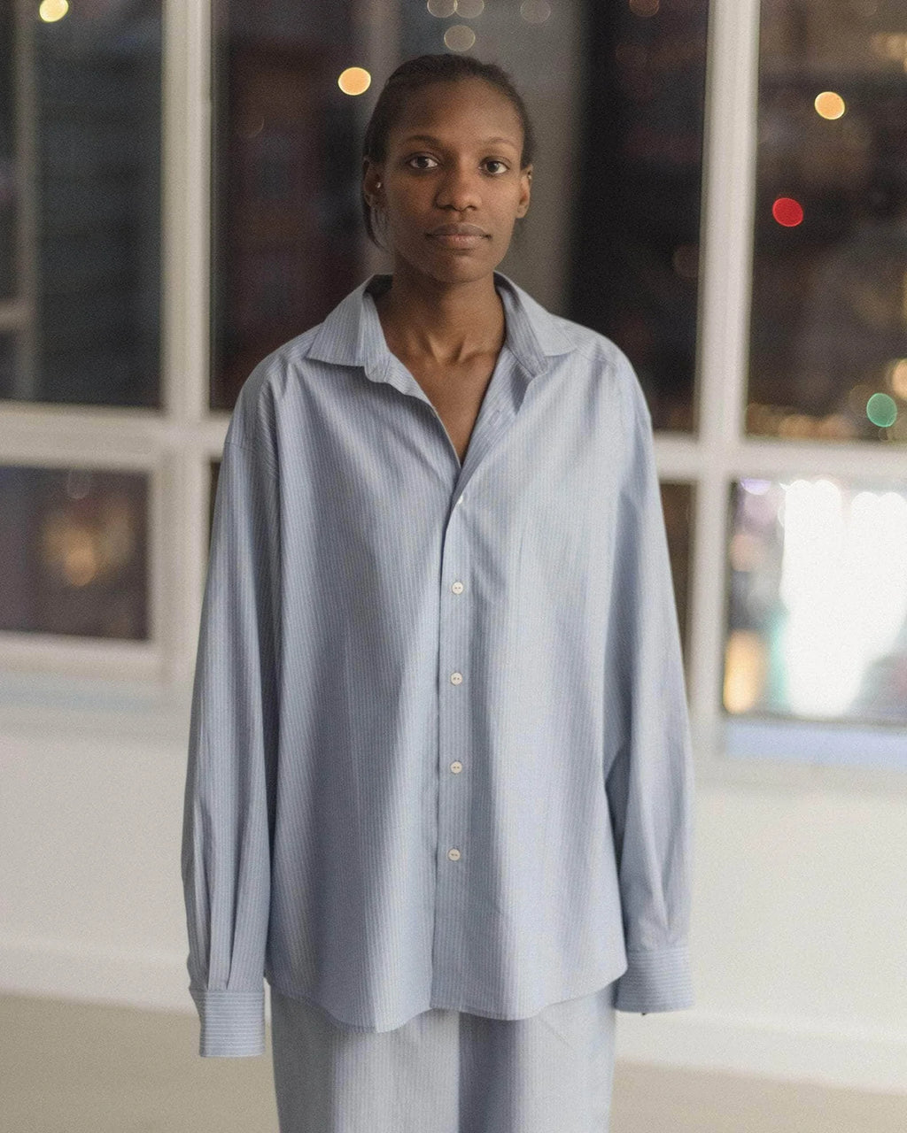 Baserange Claude Shirt - Organic Cotton Poplin