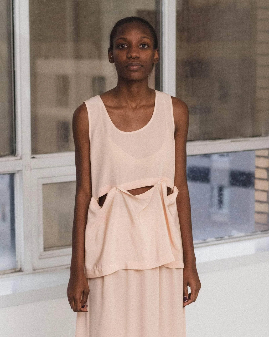 Baserange Sil Top - Silk Crepe