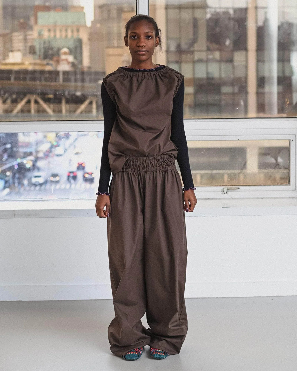 Baserange Tin Pants - Organic Cotton Poplin