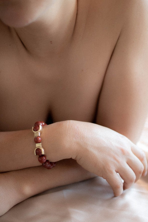 LEPAGóN BRACELET 42/24 RED JASPER