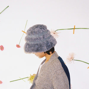 Misu à Barbe ONE STRIPE FURRY HAT GREY