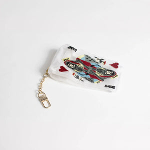 Brigitte Tanaka Pochette Organza Carte à jouer