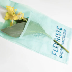 Brigitte Tanaka BLUE FLORIST ORGANZA BAG