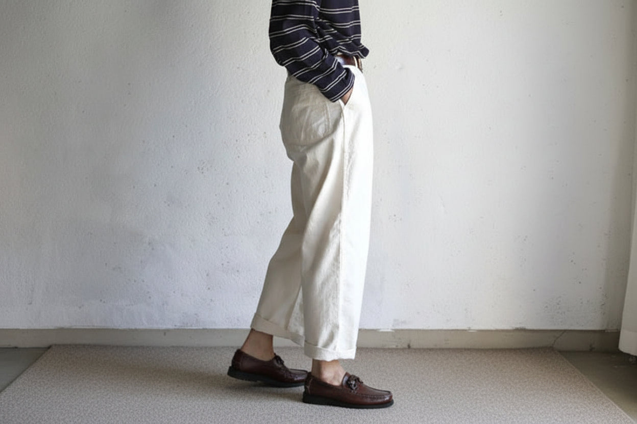 orSlow Ecru Summer Fatigue Pants – kyo journal