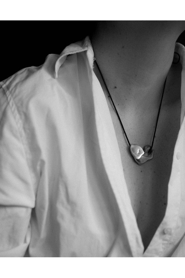 LEPAGÓN NECKLACE 35/25 white cord