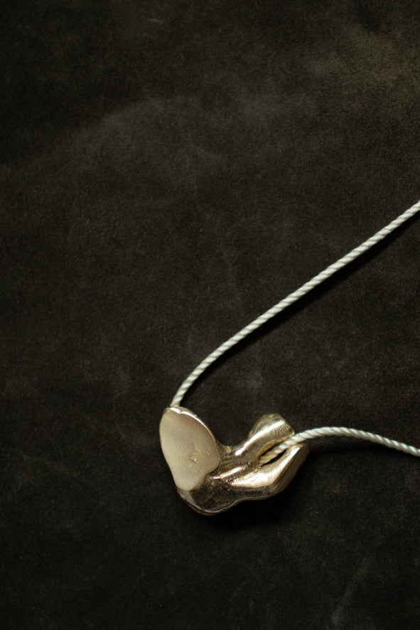 LEPAGÓN NECKLACE 35/25 white cord