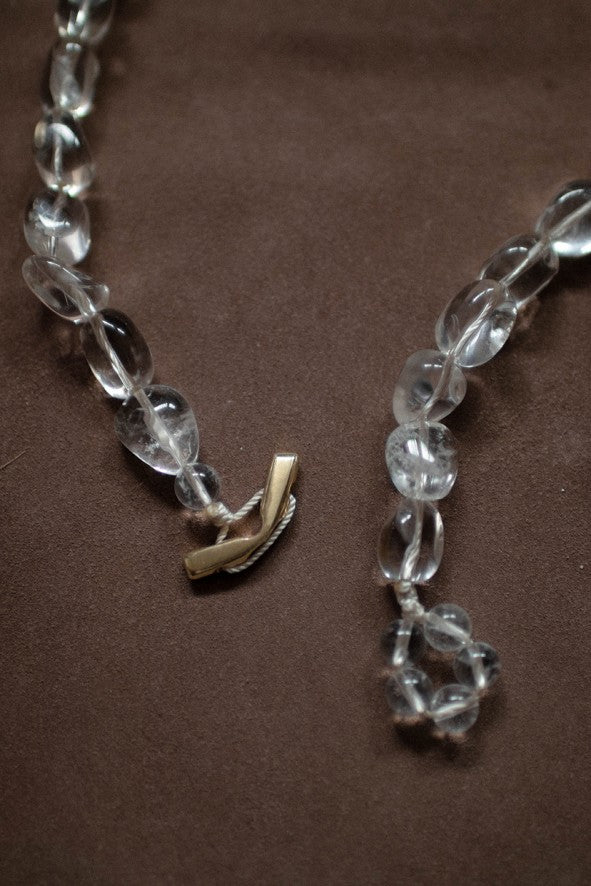 LEPAGÓN NECKLACE 38/25 ROCK CRYSTAL