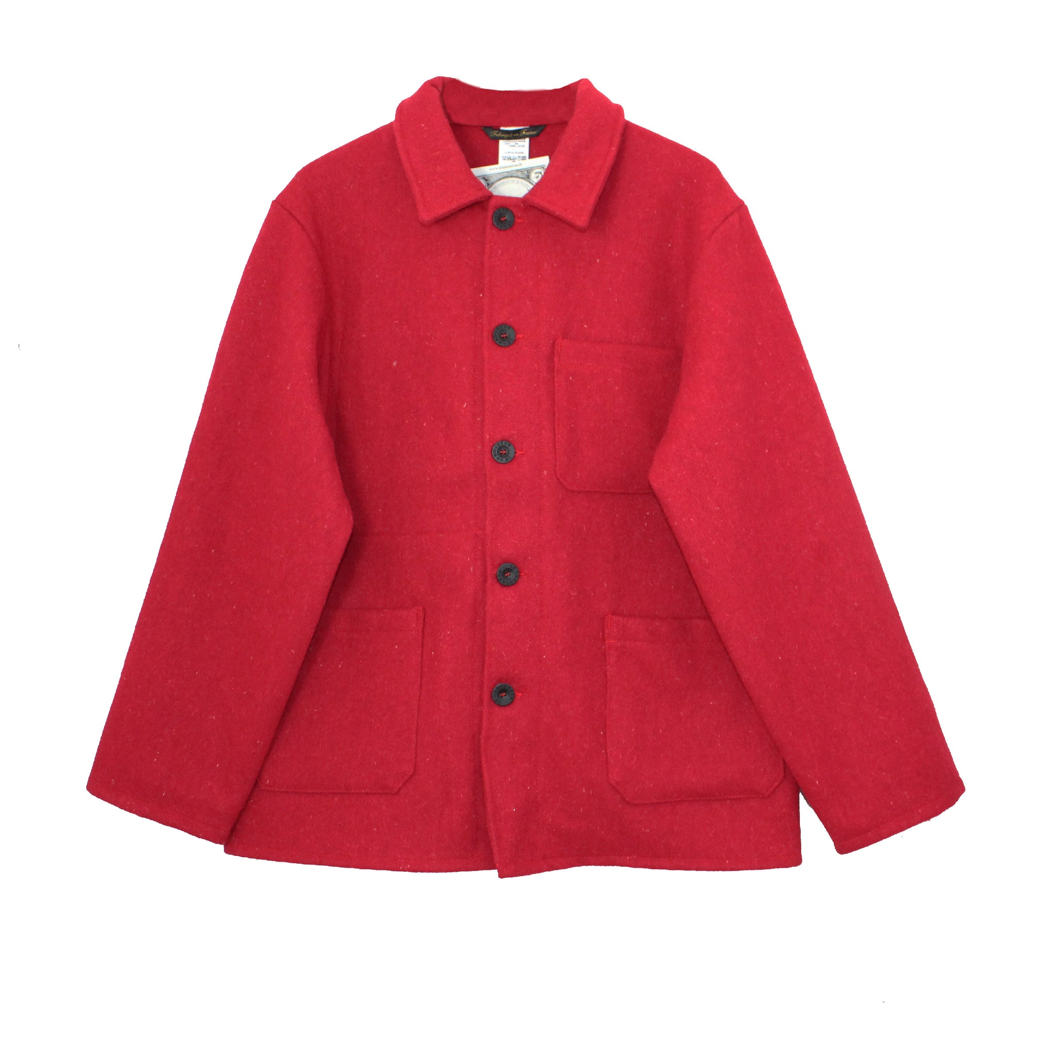 Le Laboureur Wool Work Jacket (Safran/Red)