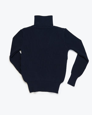 Studio de Lostanges TRUCKER SWEATER OLIVE / NAVY