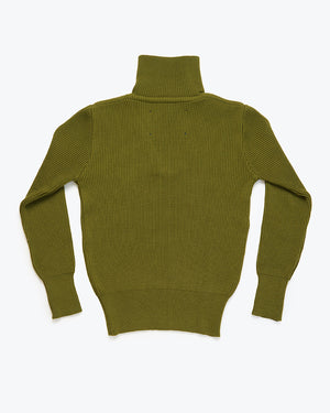 Studio de Lostanges TRUCKER SWEATER OLIVE / NAVY