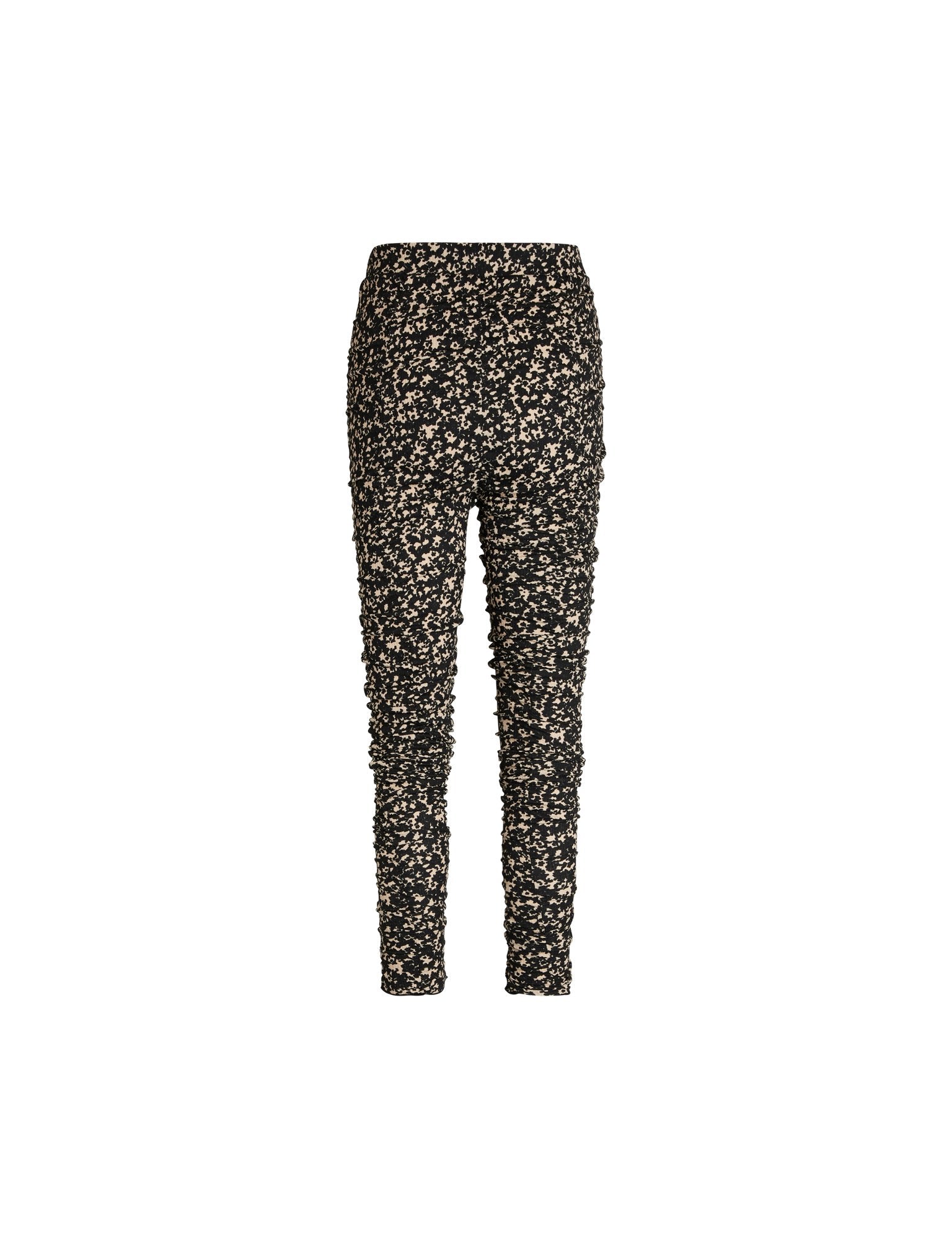 MADS NØRGAARD POLLUX PISA LEGGINGS, PARCHMENT/BLACK