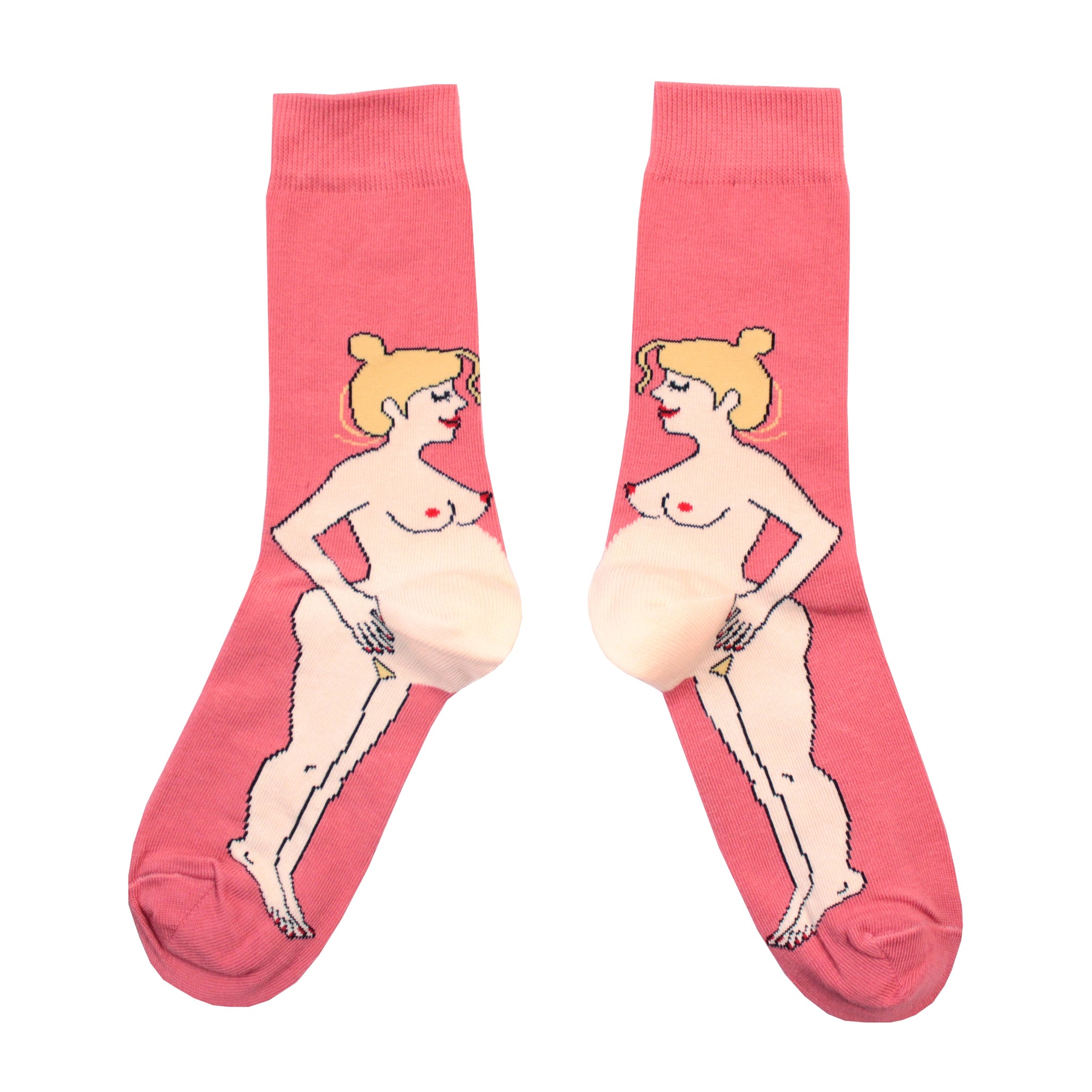 Coucou Suzette  Pregnant Woman Socks - Blonde