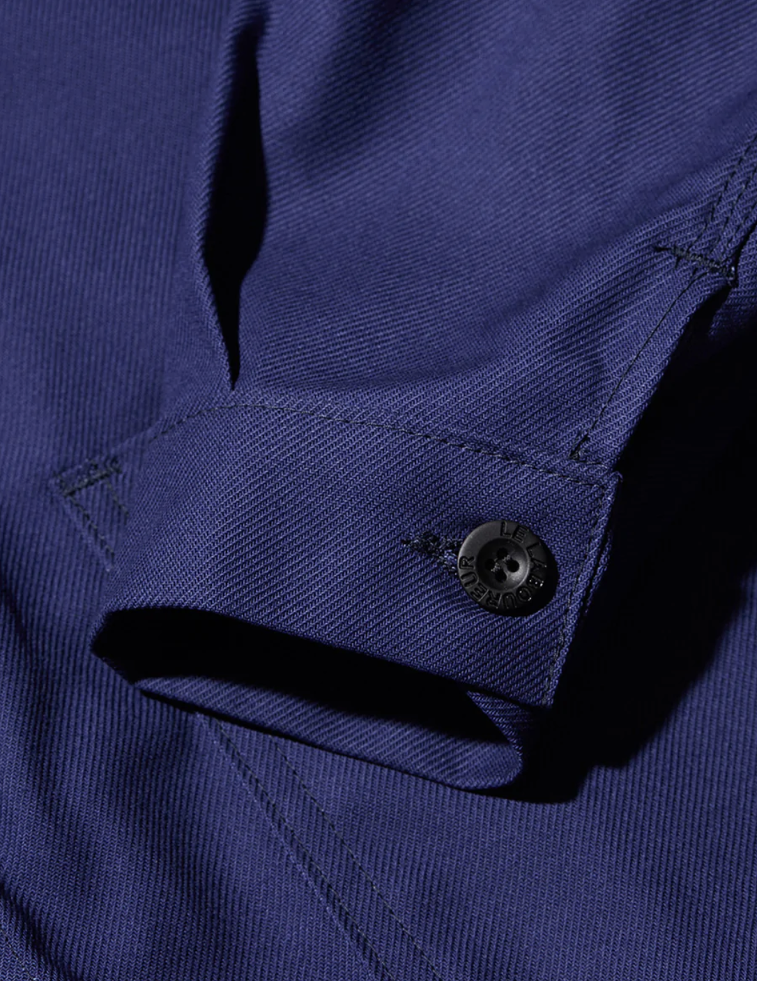 Le Laboureur French work jacket Bugatti blue
