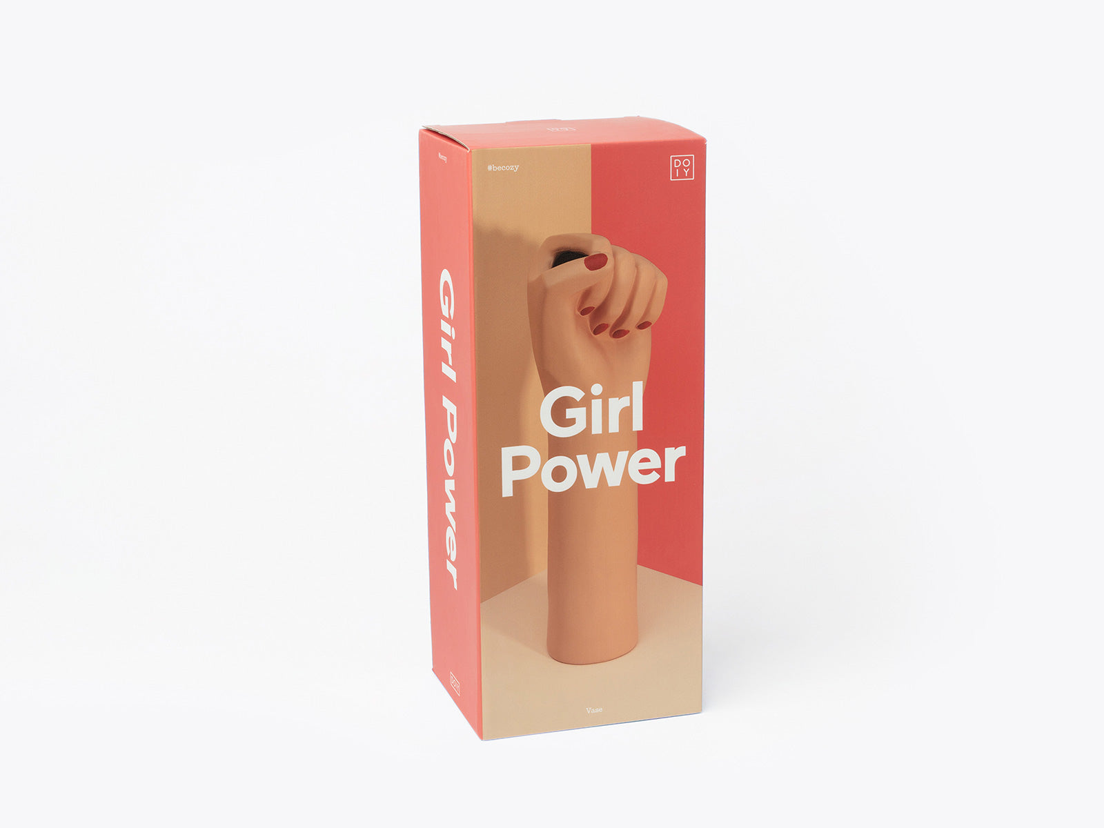 Girl Power Brown Vase