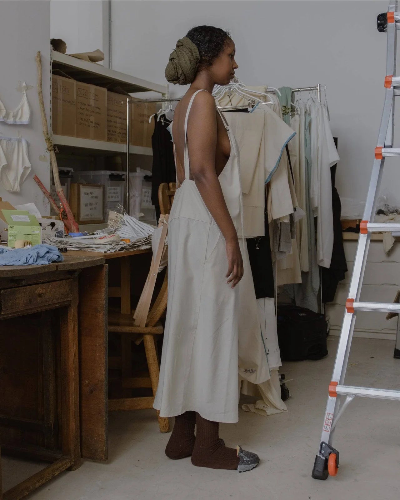 Baserange Long Strap Overall Dress – kyo journal