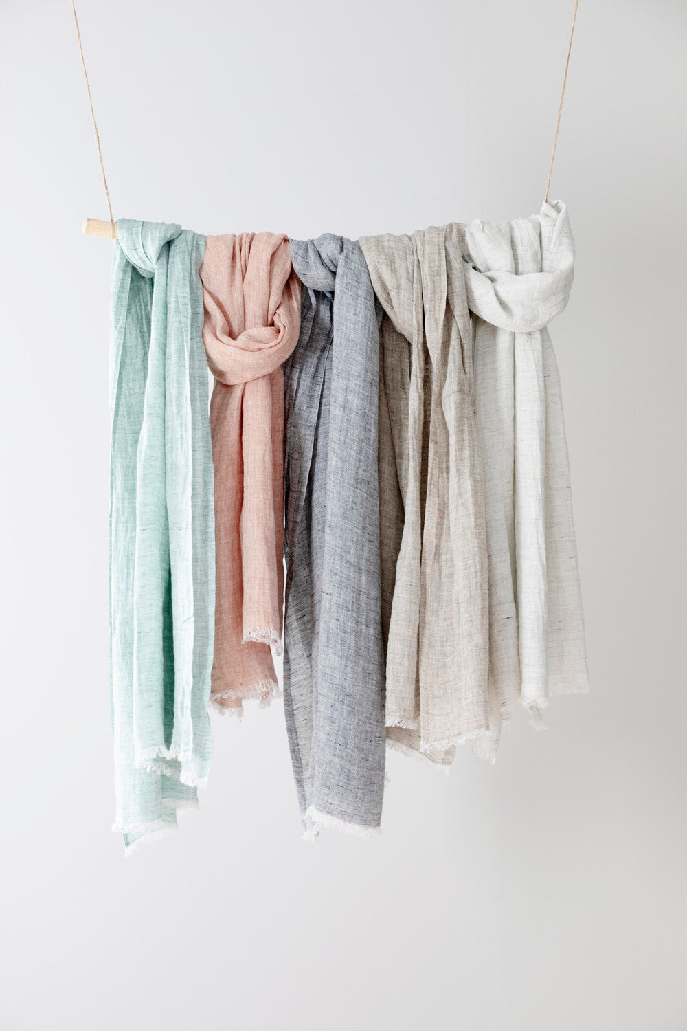 LAPUAN KANKURIT LEMPI Linen scarf  (5 COLORS)